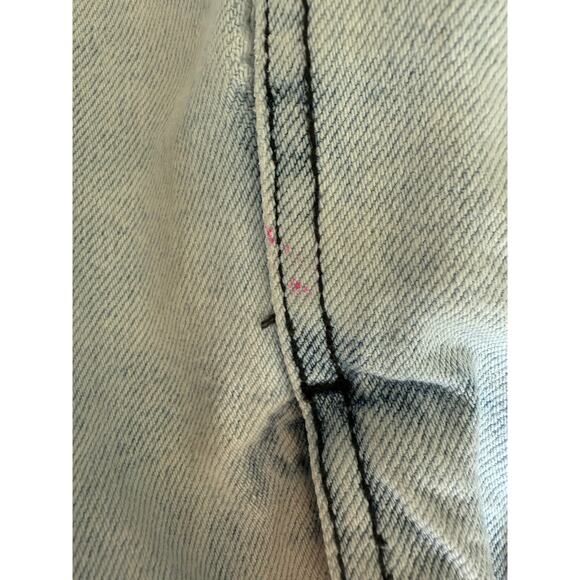 BDG Urban Outfitters Vintage Inspired Crop Bomber Baggy Jean Jacket - Picture 9 of 13